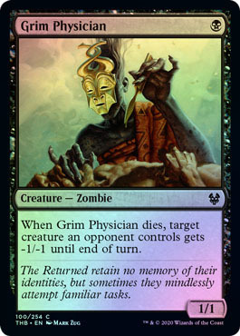 Grim Physician 100 254 Foil Theros Beyond Death Foil Singles Grim Physician 100 254 Foil Theros Beyond Death Foil Singles