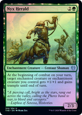 Nyx Herald 189 254 Foil Theros Beyond Death Foil Singles Nyx Herald 189 254 Foil Theros Beyond Death Foil Singles