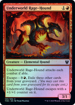 Underworld Rage Hound 163 254 Foil Theros Beyond Death Foil Singles Underworld Rage Hound 163 254 Foil Theros Beyond Death Foil Singles