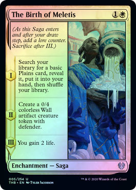 The Birth of Meletis 005 254 Foil Theros Beyond Death Foil Singles The Birth of Meletis 005 254 Foil Theros Beyond Death Foil Singles