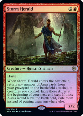Storm Herald 156 254 Foil Theros Beyond Death Foil Singles Storm Herald 156 254 Foil Theros Beyond Death Foil Singles
