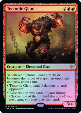 Tectonic Giant 158 254 Foil Tectonic Giant 158 254 Foil