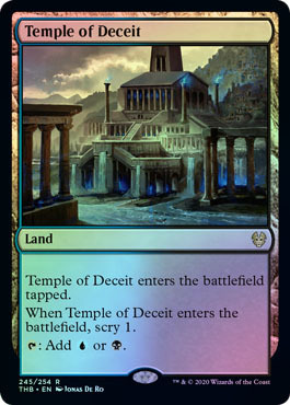 Temple of Deceit 245 254 Foil Theros Beyond Death Foil Singles Temple of Deceit 245 254 Foil Theros Beyond Death Foil Singles