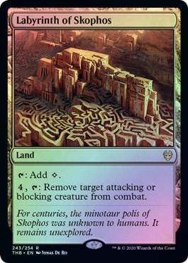 Labyrinth of Skophos 243 254 Foil Theros Beyond Death Foil Singles Labyrinth of Skophos 243 254 Foil Theros Beyond Death Foil Singles
