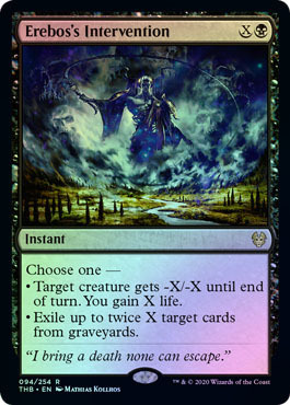Erebos s Intervention 094 254 Foil Theros Beyond Death Foil Singles Erebos s Intervention 094 254 Foil Theros Beyond Death Foil Singles