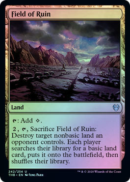 Field of Ruin 242 254 Foil Theros Beyond Death Foil Singles Field of Ruin 242 254 Foil Theros Beyond Death Foil Singles