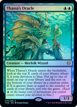Thassa s Oracle 073 254 Foil Theros Beyond Death Foil Singles Thassa s Oracle 073 254 Foil Theros Beyond Death Foil Singles