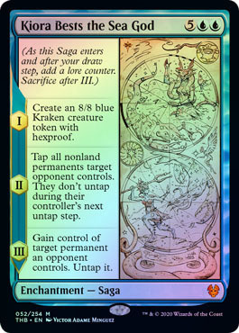 Kiora Bests the Sea God 052 254 Foil Kiora Bests the Sea God 052 254 Foil