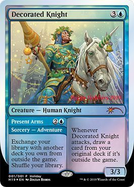 Decorated Knight 001 001 2019 Holiday Foil Promo Magic The Gathering Promo Cards Decorated Knight 001 001 2019 Holiday Foil Promo Magic The Gathering Promo Cards