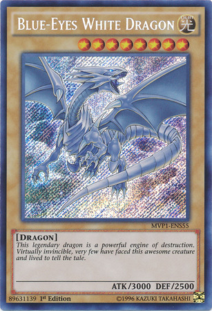 NM mvp1-des55 de ojos azules w Secret Rare Yu-Gi-Oh dragón 