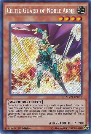MVP1-EN048 Celtic Guard of Noble Arms Yugioh Unlimited Edition Ultra Rare 