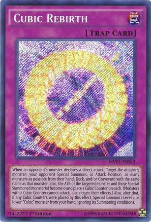 Cubic Rebirth MVP1 ENS43 Secret Rare 1st Edition The Dark Side of Dimensions Movie Pack Secret Edition Singles Cubic Rebirth MVP1 ENS43 Secret Rare 1st Edition The Dark Side of Dimensions Movie Pack Secret Edition Singles