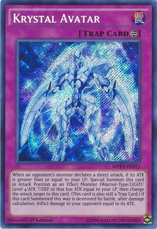 Krystal Avatar MVP1 ENS11 Secret Rare 1st Edition Krystal Avatar MVP1 ENS11 Secret Rare 1st Edition