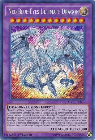 Neo Blue-Eyes Ultimate Dragon MVP1-ENS01 1st Edition 