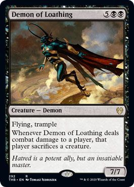 Demon of Loathing 292 254 Theme Booster Exclusive Demon of Loathing 292 254 Theme Booster Exclusive