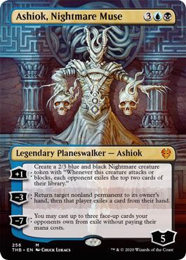 Ashiok Nightmare Muse 256 254 Alternate Art Borderless Theros Beyond Death Singles Ashiok Nightmare Muse 256 254 Alternate Art Borderless Theros Beyond Death Singles