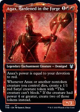 Anax Hardened in the Forge 264 254 Alternate Showcase Theros Beyond Death Singles Anax Hardened in the Forge 264 254 Alternate Showcase Theros Beyond Death Singles