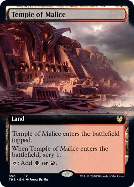 Temple of Malice 350 254 Extended Art Theros Beyond Death Singles Temple of Malice 350 254 Extended Art Theros Beyond Death Singles