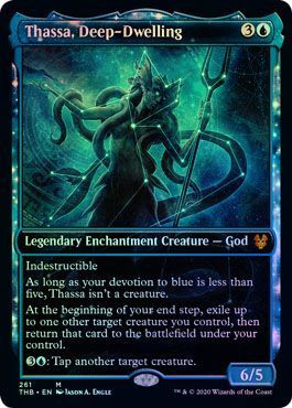 Thassa Deep Dwelling 261 254 Alternate Showcase Foil Thassa Deep Dwelling 261 254 Alternate Showcase Foil