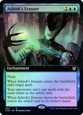 Ashiok s Erasure 304 254 Extended Art Foil Theros Beyond Death Foil Singles Ashiok s Erasure 304 254 Extended Art Foil Theros Beyond Death Foil Singles