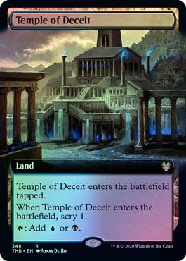 Temple of Deceit 348 254 Extended Art Foil Theros Beyond Death Foil Singles Temple of Deceit 348 254 Extended Art Foil Theros Beyond Death Foil Singles