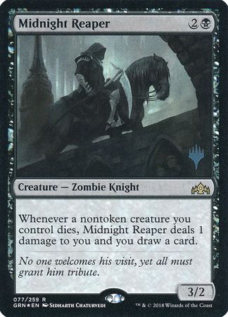Midnight Reaper 077 259 Silver Stamped Foil Midnight Reaper 077 259 Silver Stamped Foil
