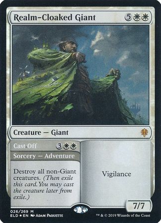 Realm Cloaked Giant 026 269 Silver Stamped Foil Realm Cloaked Giant 026 269 Silver Stamped Foil