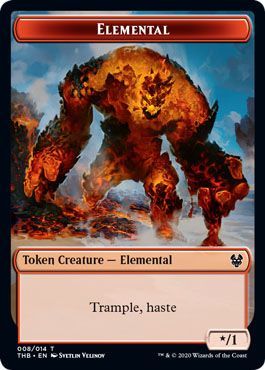 Elemental Token 008 THB Theros Beyond Death Singles Elemental Token 008 THB Theros Beyond Death Singles