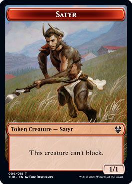 Satyr Token 009 THB Theros Beyond Death Singles Satyr Token 009 THB Theros Beyond Death Singles