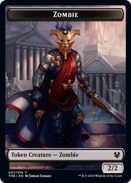 Zombie Token 007 THB Theros Beyond Death Singles Zombie Token 007 THB Theros Beyond Death Singles