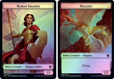 Human Soldier Token 002 Pegasus Token 003 Foil THB Theros Beyond Death Singles Human Soldier Token 002 Pegasus Token 003 Foil THB Theros Beyond Death Singles