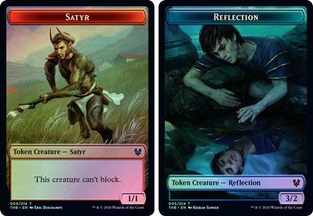 Satyr Token 009 Reflection Token 005 Foil THB Theros Beyond Death Singles Satyr Token 009 Reflection Token 005 Foil THB Theros Beyond Death Singles