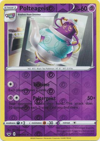 Polteageist 090 202 Rare Reverse Holo Sword Shield Base Set Reverse Holo Singles Polteageist 090 202 Rare Reverse Holo Sword Shield Base Set Reverse Holo Singles