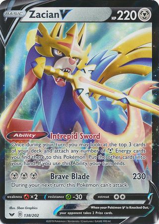 Pokemon TCG - s4a - 329/190 (UR) - Zacian V