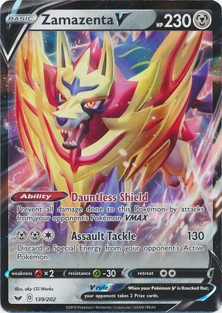 Zamazenta V SWSH293 PTCGL Code – Card Cavern Trading Cards, LLC