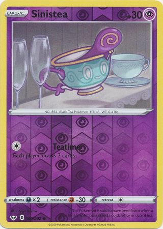 Sinistea 089 202 Common Reverse Holo Sword Shield Base Set Reverse Holo Singles Sinistea 089 202 Common Reverse Holo Sword Shield Base Set Reverse Holo Singles