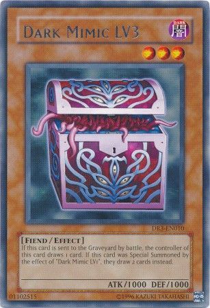 Dark Mimic LV3 DR3 EN010 Rare Dark Mimic LV3 DR3 EN010 Rare