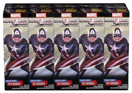 Captain America and the Avengers Booster Brick Marvel Heroclix Heroclix Sealed Product Captain America and the Avengers Booster Brick Marvel Heroclix Heroclix Sealed Product