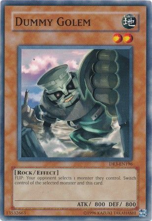 Dummy Golem DR3 EN196 Common Dummy Golem DR3 EN196 Common