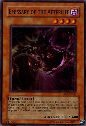 Emissary of the Afterlife DR2 EN189 Super Rare Dark Revelation 2 DR2 Emissary of the Afterlife DR2 EN189 Super Rare Dark Revelation 2 DR2