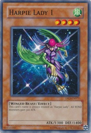 Harpie Lady 1 DR3 EN077 Common Harpie Lady 1 DR3 EN077 Common