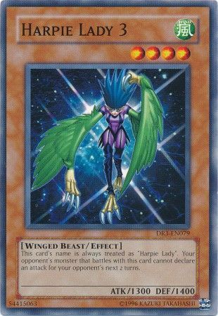 Harpie Lady 3 DR3 EN079 Common Harpie Lady 3 DR3 EN079 Common