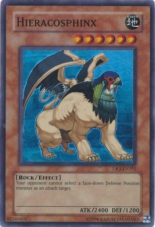 Hieracosphinx DR3 EN192 Super Rare Dark Revelation 3 DR3 Hieracosphinx DR3 EN192 Super Rare Dark Revelation 3 DR3