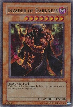 Invader of Darkness DR2 EN112 Ultra Rare Dark Revelation 2 DR2 Invader of Darkness DR2 EN112 Ultra Rare Dark Revelation 2 DR2