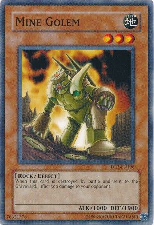 Mine Golem DR3 EN198 Common Mine Golem DR3 EN198 Common