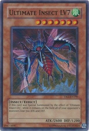 Ultimate Insect LV7 DR3 EN190 Super Rare Dark Revelation 3 DR3 Ultimate Insect LV7 DR3 EN190 Super Rare Dark Revelation 3 DR3