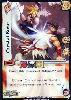 Crystal Rose SNK01 021 Rare UFS Crystal Rose SNK01 021 Rare UFS