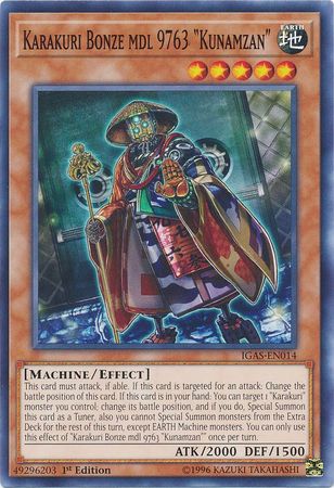 Karakuri Bonze mdl 9763 Kunamzan IGAS EN014 Common 1st Edition Ignition Assault 1st Edition Singles Karakuri Bonze mdl 9763 Kunamzan IGAS EN014 Common 1st Edition Ignition Assault 1st Edition Singles