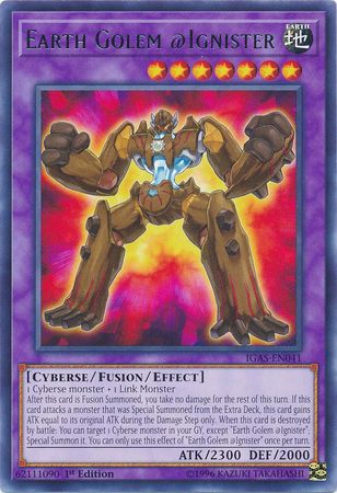 Earth Golem Ignister IGAS EN041 Rare 1st Edition Ignition Assault 1st Edition Singles Earth Golem Ignister IGAS EN041 Rare 1st Edition Ignition Assault 1st Edition Singles