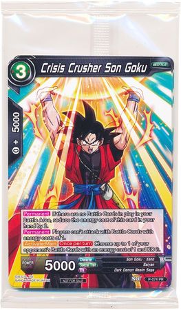 Dragon Ball Super Card Game Crisis Crusher Son Goku  P-074 LOT of 4 Promo 